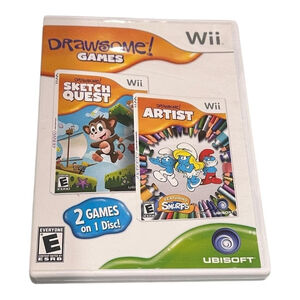 Drawsome Artist & Sketch Quest Nintendo Wii Video Game Complete Ubisoft E Rated